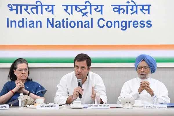 Congress Working Committee meets at AICC Delhi  